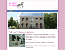 Tablet Screenshot of carouselantiques.net